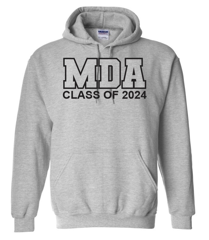 Marine Drive Academy - Sport Grey MDA Class of 2024 Hoodie