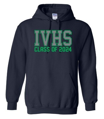 Island View High School - Navy IVH Class of 2024 Hoodie