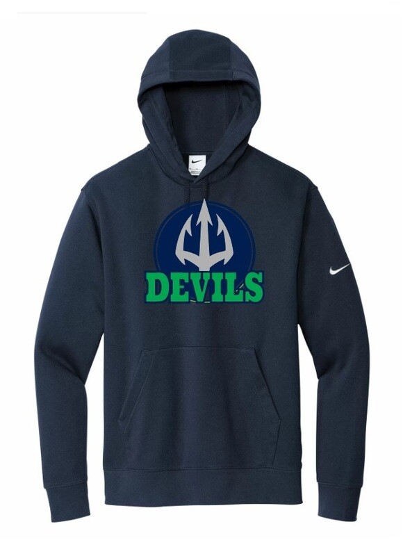 Island View High School - Navy Nike Devils Hoodie