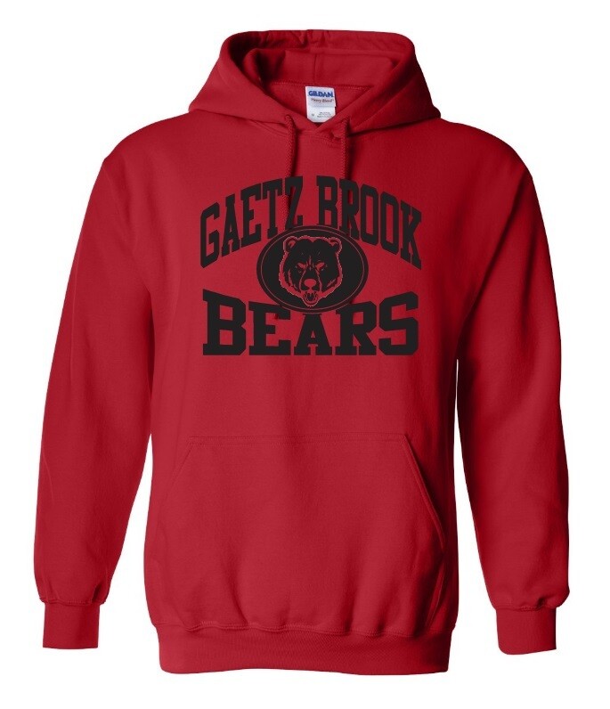 Gaetz Brook Junior High - Red Gaetz Brook Bears Hoodie