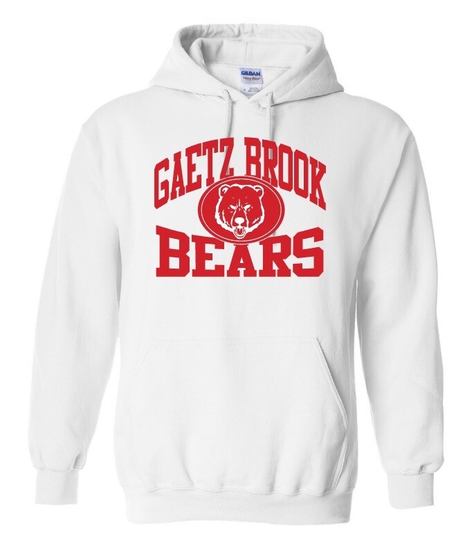 Gaetz Brook Junior High - White Gaetz Brook Bears Hoodie
