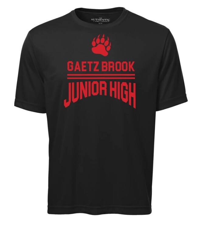 Gaetz Brook Junior High - Black Gaetz Brook Junior High Short Sleeve Moist Wick