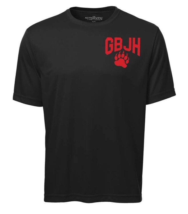Gaetz Brook Junior High - Black GBJH Short Sleeve Moist Wick