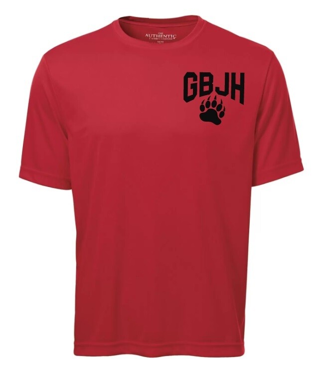 Gaetz Brook Junior High - Red GBJH Short Sleeve Moist Wick