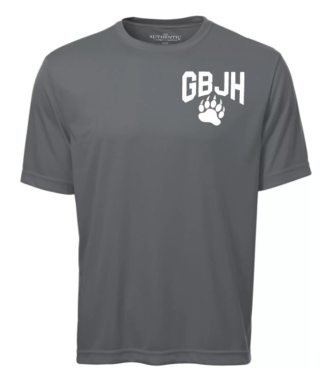 Gaetz Brook Junior High - Coal Grey GBJH Short Sleeve Moist Wick