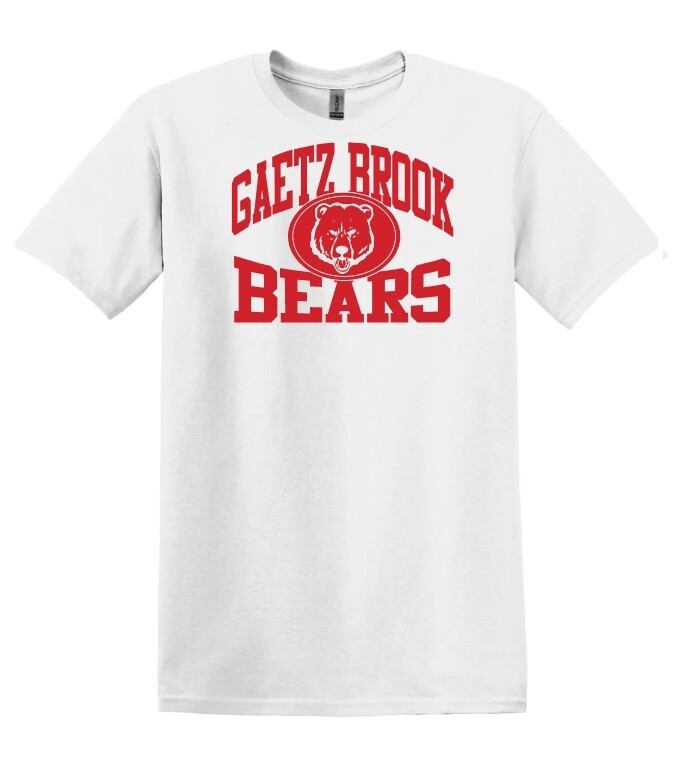 Gaetz Brook Junior High - White Gaetz Brook Bears T-Shirt