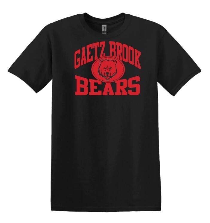 Gaetz Brook Junior High - Black Gaetz Brook Bears T-Shirt