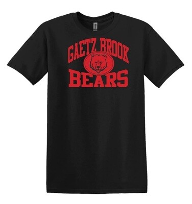 Gaetz Brook Junior High - Black Gaetz Brook Bears T-Shirt