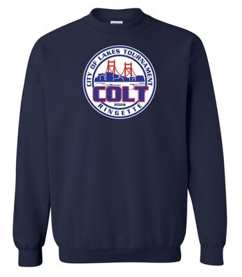 HCL - Navy COLT Crewneck Sweatshirt (Full Chest)