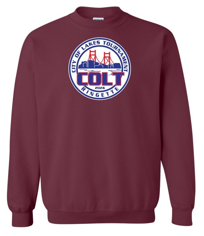 HCL - Maroon COLT Crewneck Sweatshirt (Full Chest)