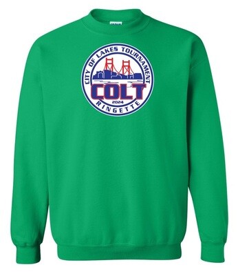 HCL - Irish Green COLT Crewneck Sweatshirt (Full Chest)