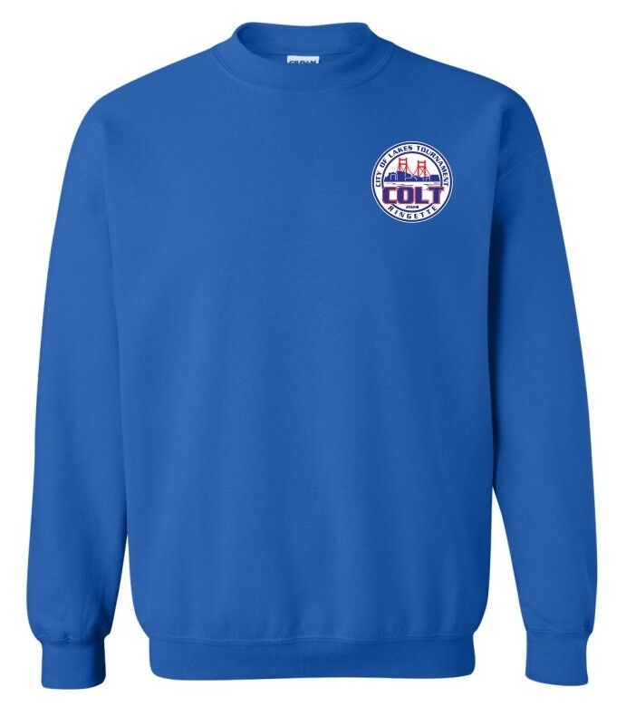 HCL - Royal Blue COLT Crewneck Sweatshirt (Left Chest)