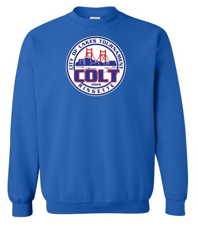 HCL - Royal Blue COLT Crewneck Sweatshirt (Full Chest)