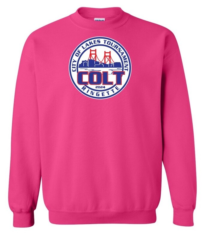 HCL - Pink COLT Crewneck Sweatshirt (Full Chest)