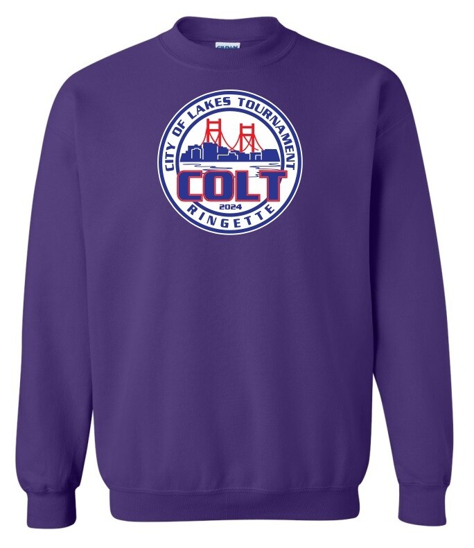 HCL - Purple COLT Crewneck Sweatshirt (Full Chest)