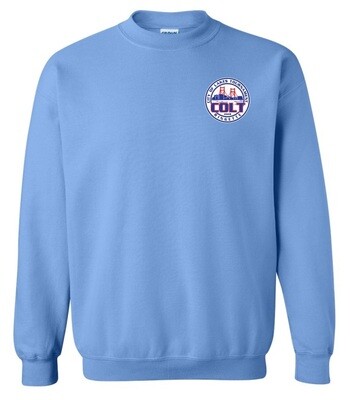 HCL - Carolina Blue COLT Crewneck Sweatshirt (Left Chest)