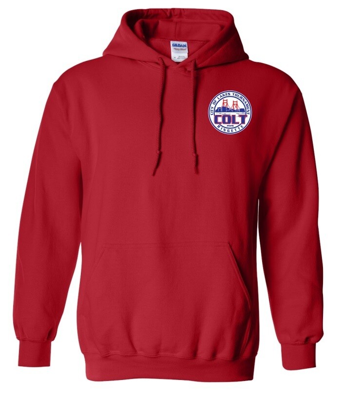 HCL - Red COLT Hoodie (Left Chest)