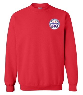 HCL - Red COLT Crewneck Sweatshirt (Left Chest)