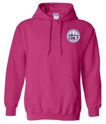 HCL - Pink COLT Hoodie (Left Chest)