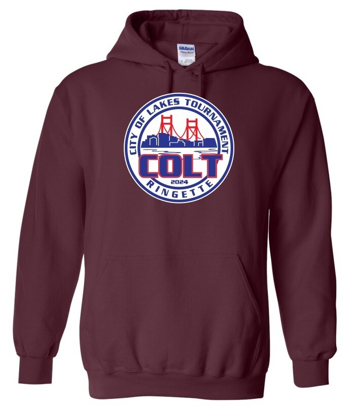 HCL - Maroon COLT Hoodie (Full Chest)