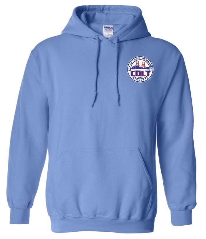 HCL - Carolina Blue COLT Hoodie (Left Chest)