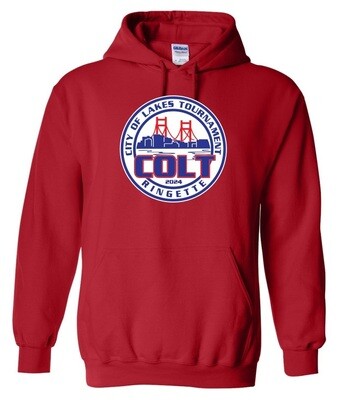 HCL - Red COLT Hoodie (Full Chest)