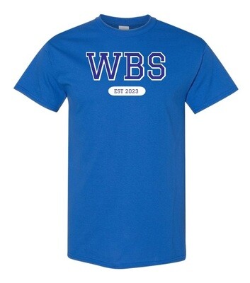 West Bedford School - Royal Blue WBS T-Shirt
