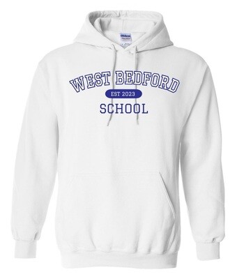 West Bedford School - White West Bedford School Hoodie