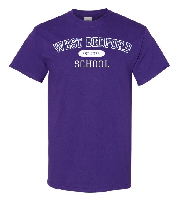 West Bedford School - Purple West Bedford School T-Shirt