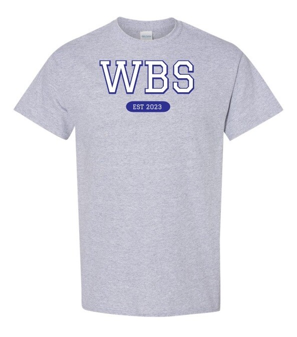 West Bedford School - Sport Grey WBS T-Shirt