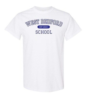 West Bedford School - White West Bedford School T-Shirt