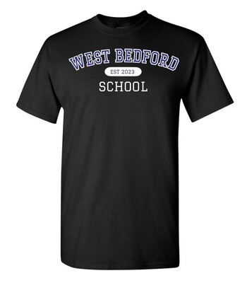 West Bedford School - Black West Bedford School T-Shirt