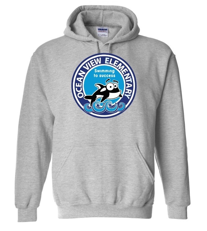 Ocean View Elementary School - Sport Grey Hoodie