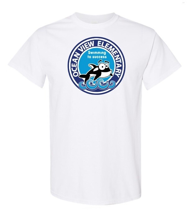 Ocean View Elementary School - White T-Shirt