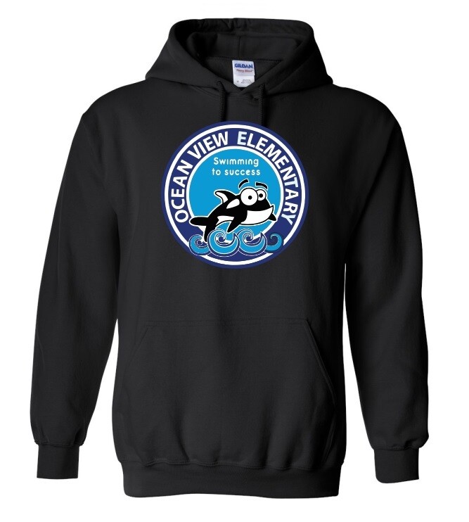 Ocean View Elementary School - Black Hoodie