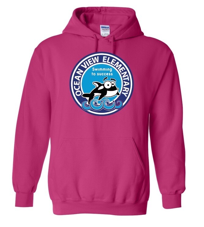 Ocean View Elementary School - Pink Hoodie