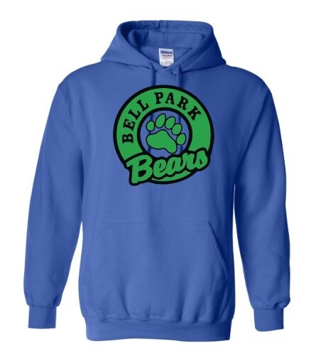 Bell Park Academic Centre - Royal Blue Bell Park Bears Hoodie (Full Chest)