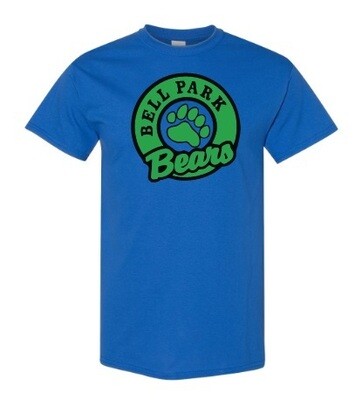 Bell Park Academic Centre - Royal Blue Bell Park Bears T-Shirt (Full Chest)