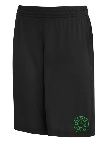 Bell Park Academic Centre - Black Bell Park Bears Shorts (Reversed Color Logo)