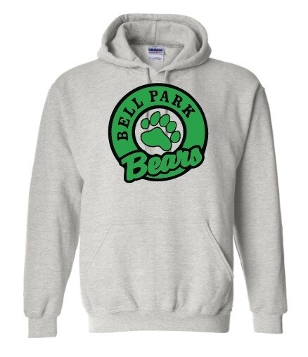 Bell Park Academic Centre - Sport Grey Bell Park Bears Hoodie (Full Chest)