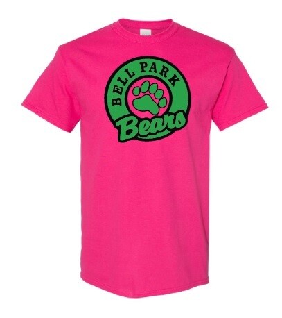 Bell Park Academic Centre - Pink Bell Park Bears T-Shirt (Full Chest)