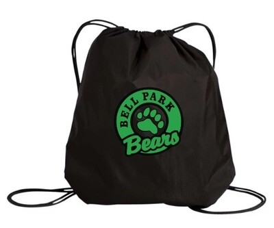 Bell Park Academic Centre - Black Bell Park Bears Cinch Bag