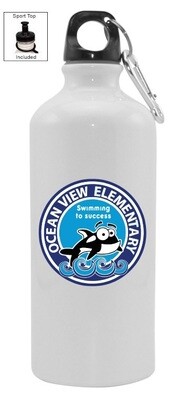 Ocean View Elementary School - Aluminum Water Bottle