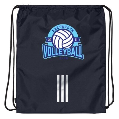 Dartmouth Volleyball Club - Navy Dartmouth Volleyball Club Logo Adidas Cinch Bag