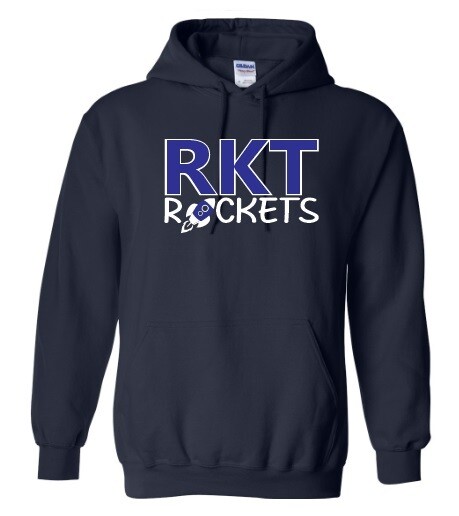 RKT Elementary School - Navy RKT Rockets Hoodie