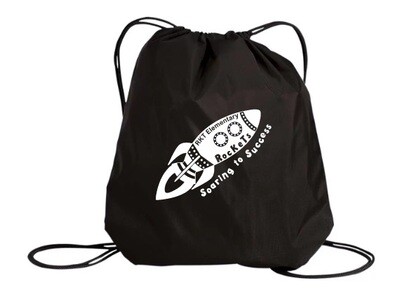 RKT Elementary School - Black RKT Logo Cinch Bag