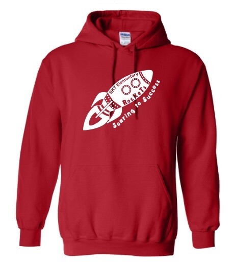 RKT Elementary School - Red RKT Logo Hoodie