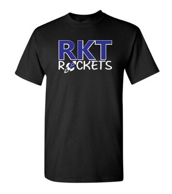 RKT Elementary School - Black RKT Rockets T-Shirt