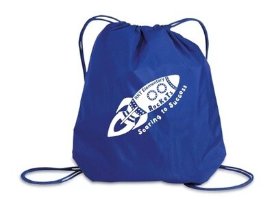 RKT Elementary School - Royal Blue RKT Logo Cinch Bag