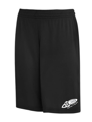 RKT Elementary School - Black RKT Logo Shorts (White Logo)